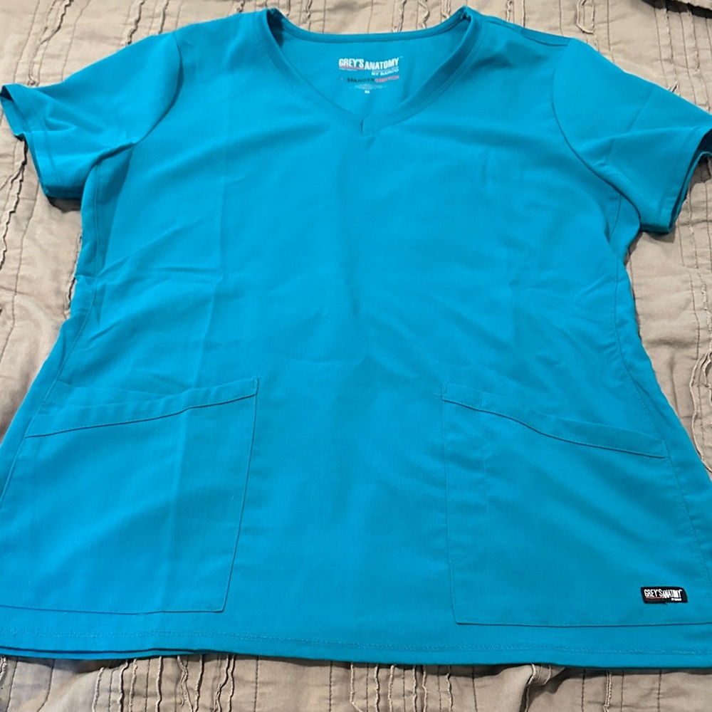 Grey's Anatomy Women's TEAL SCRUB TOP